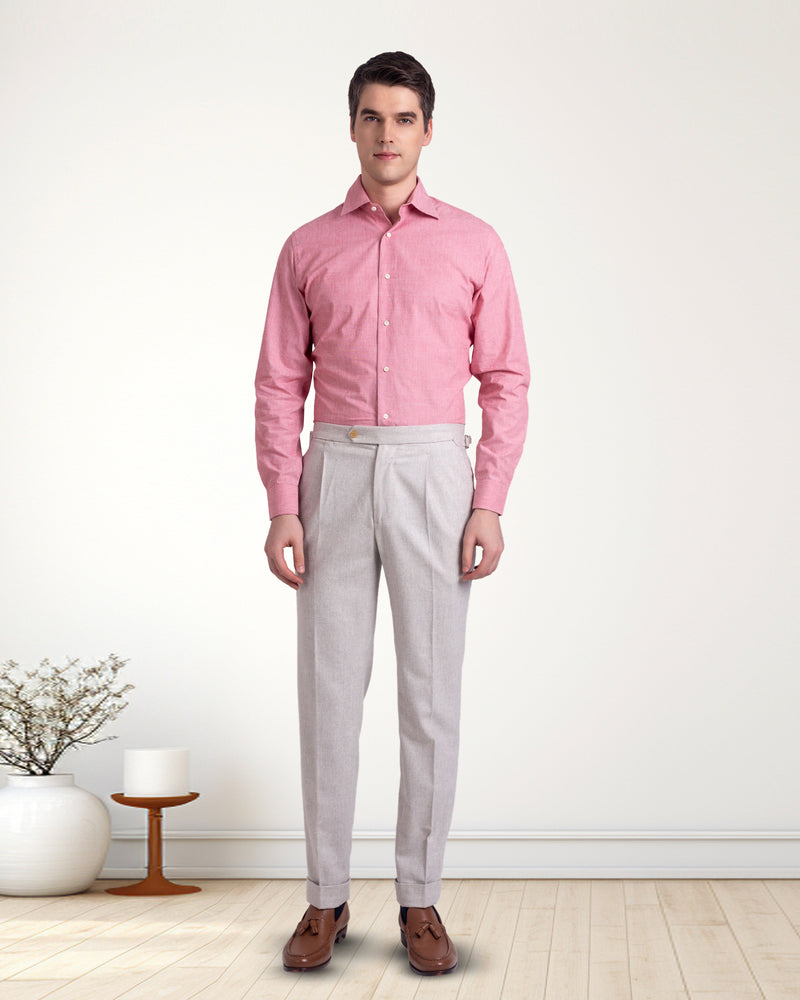 Summer Red End on End Shirt