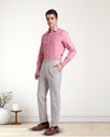 Summer Red End on End Shirt