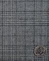 Drapers Black and White Glen Plaid Checks High Rise Double Tab Pant
