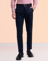 Dark Navy Twill Dress Pant