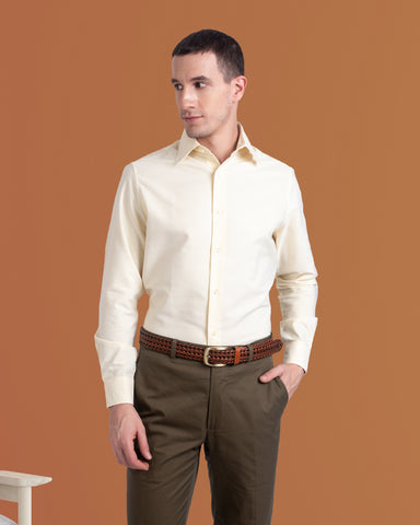 Pale Yellow Oxford