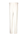 Cream Wool Flannel Pant
