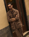 Linen Fresco Brown Pant