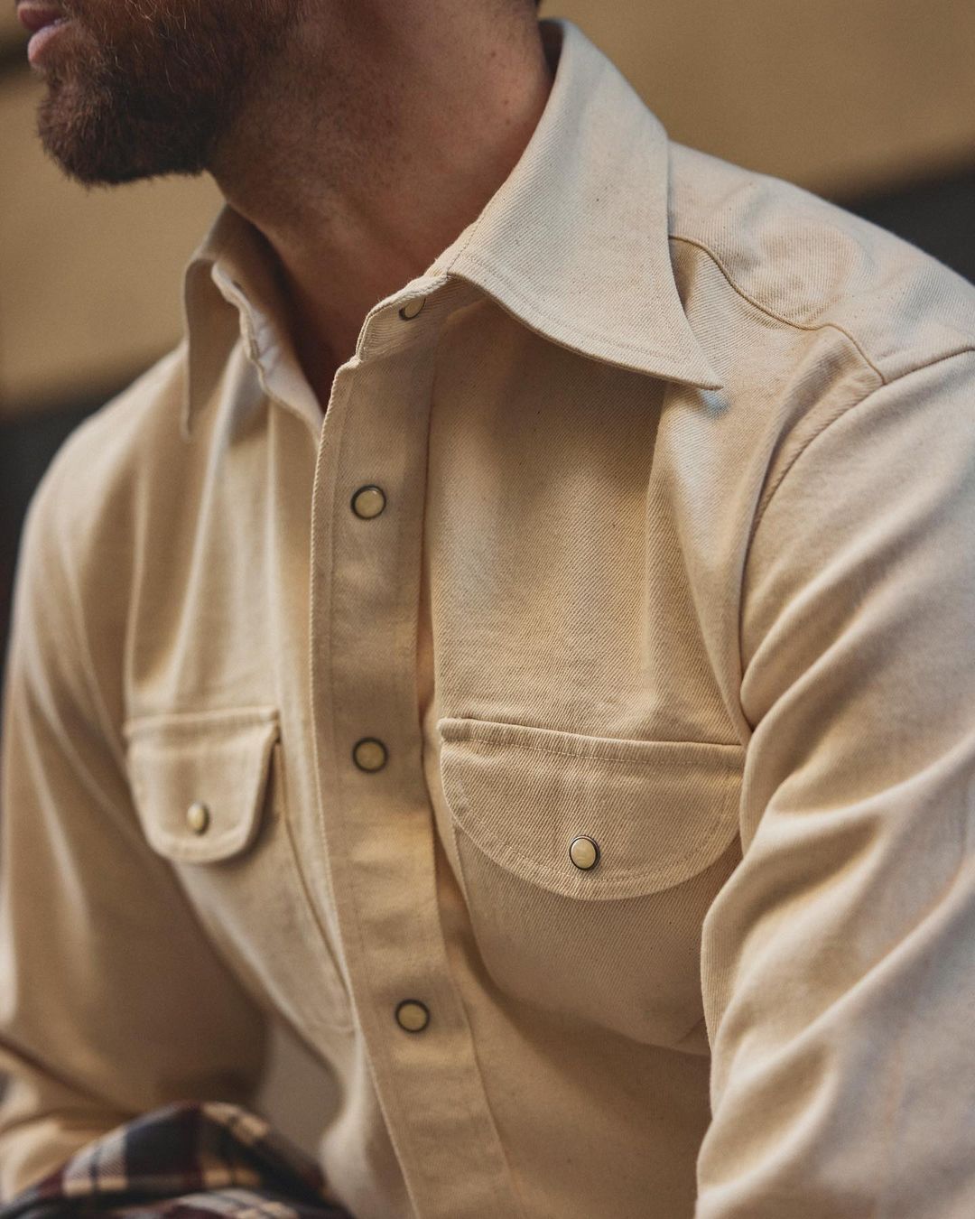 Ecru Twill Shirt