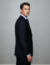 Washable Wool Suit: Black