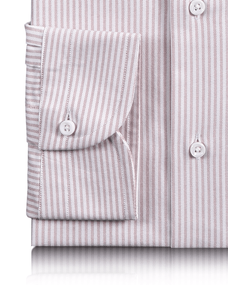 Pink University Stripes Oxford