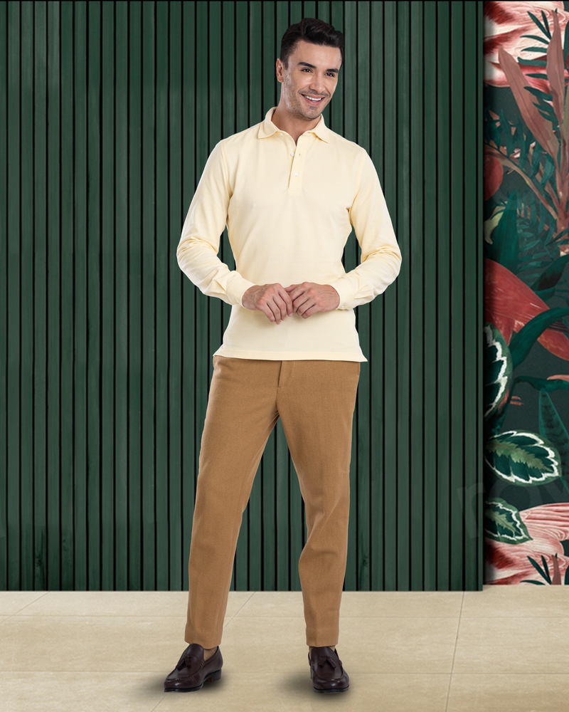 Butter Yellow Polo T-Shirt