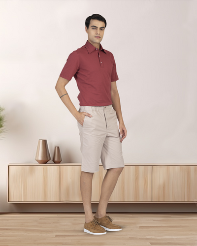 Marsala Soft Polo T-Shirt
