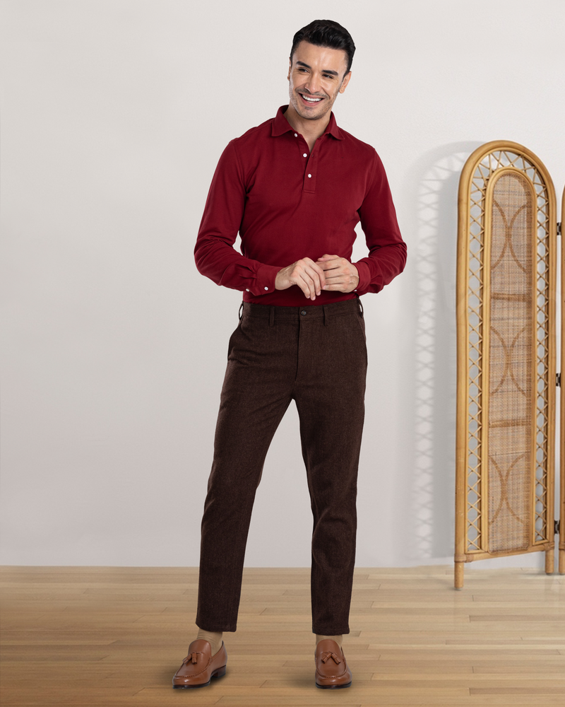 Maroon Polo T-Shirt