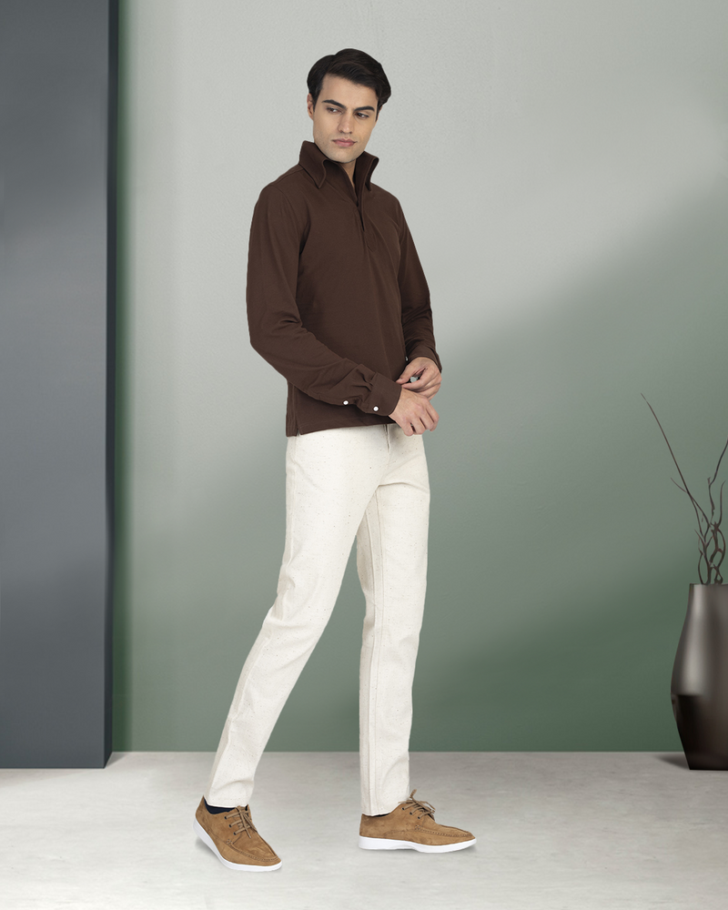 Stretchable Melange Denim Jeans