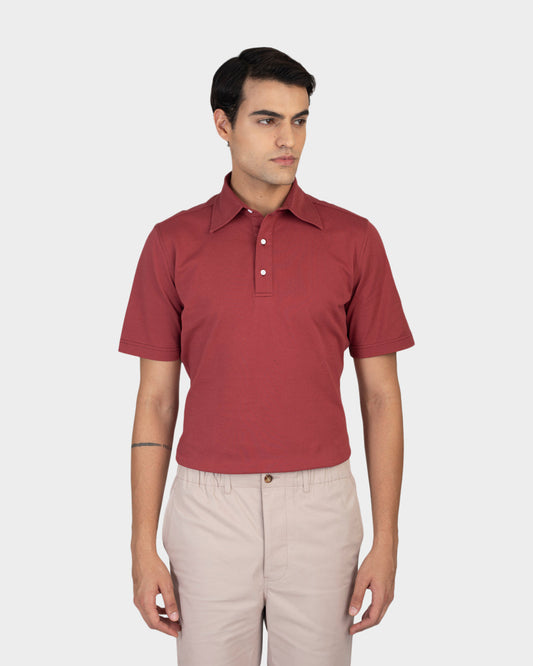 Marsala Soft Polo T-Shirt