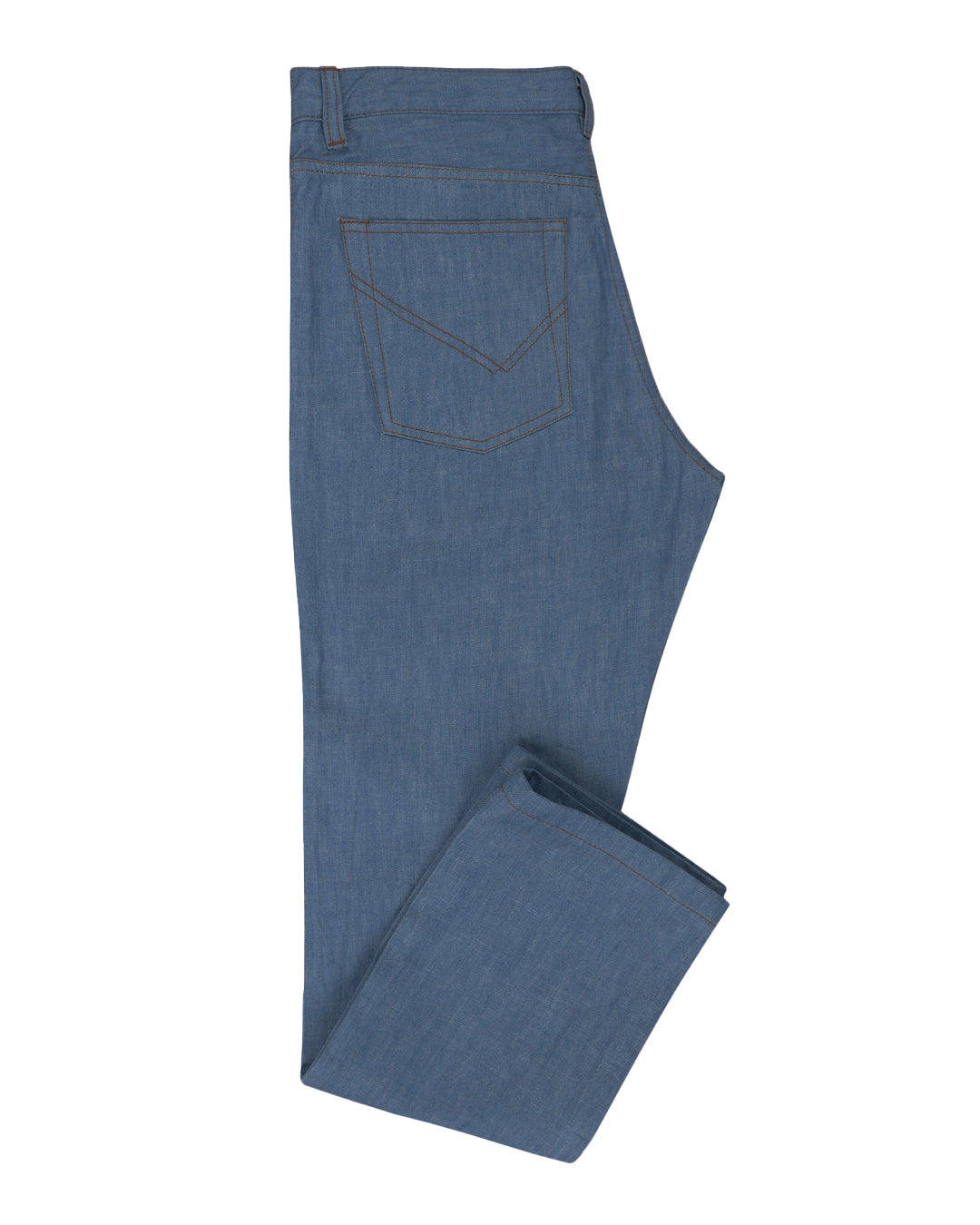 Light Blue Selvedge Jeans - 13 Oz